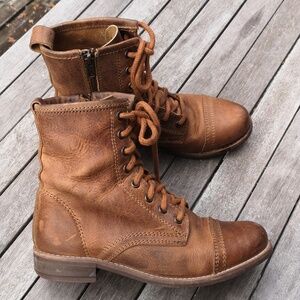 Steve Madden leather ankle boots